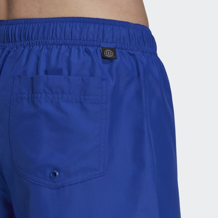 Bermuda De Natação Curta Azul Adidas Clx