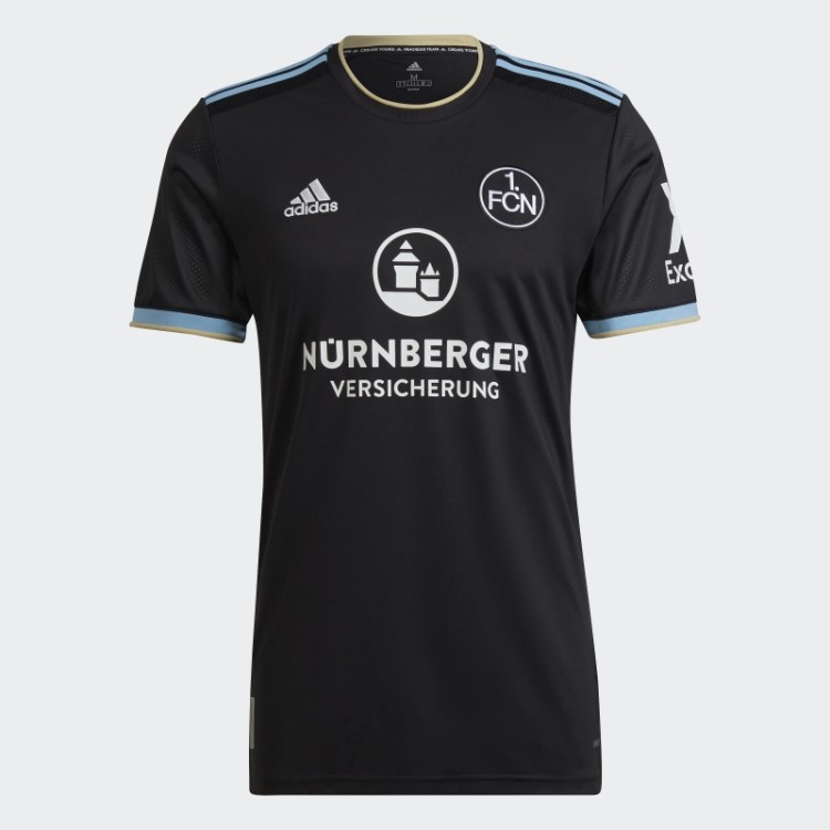 Fc Nürnberg 22/23 Terceira Camisa Adidas Preta
