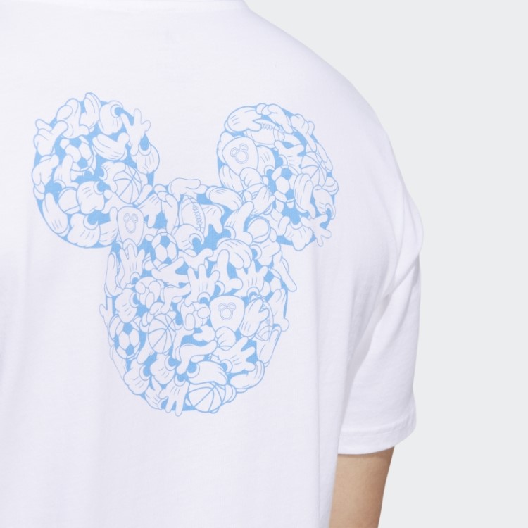 Camiseta Manga Curta Disney Sport Branca Adidas