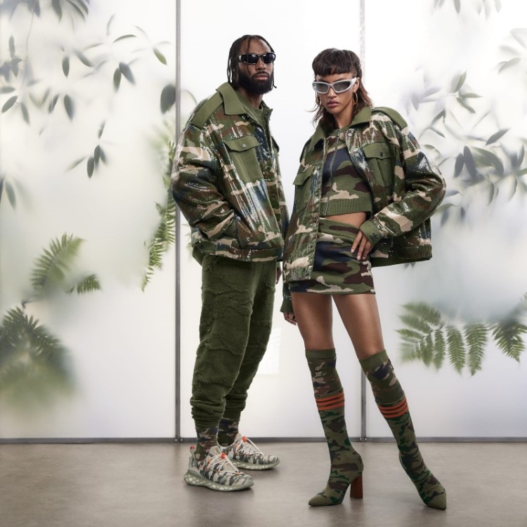 Jaqueta De Lantejoulas Adidas (todos Os Gêneros) Aop Camo