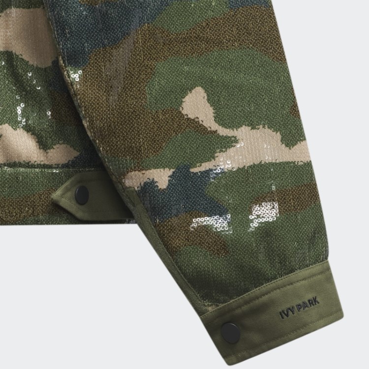 Jaqueta De Lantejoulas Adidas (todos Os Gêneros) Aop Camo