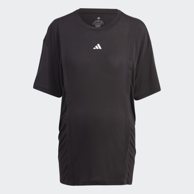 Camiseta De Enfermagem Aeroready Train Essentials (maternidade) Preta Adidas
