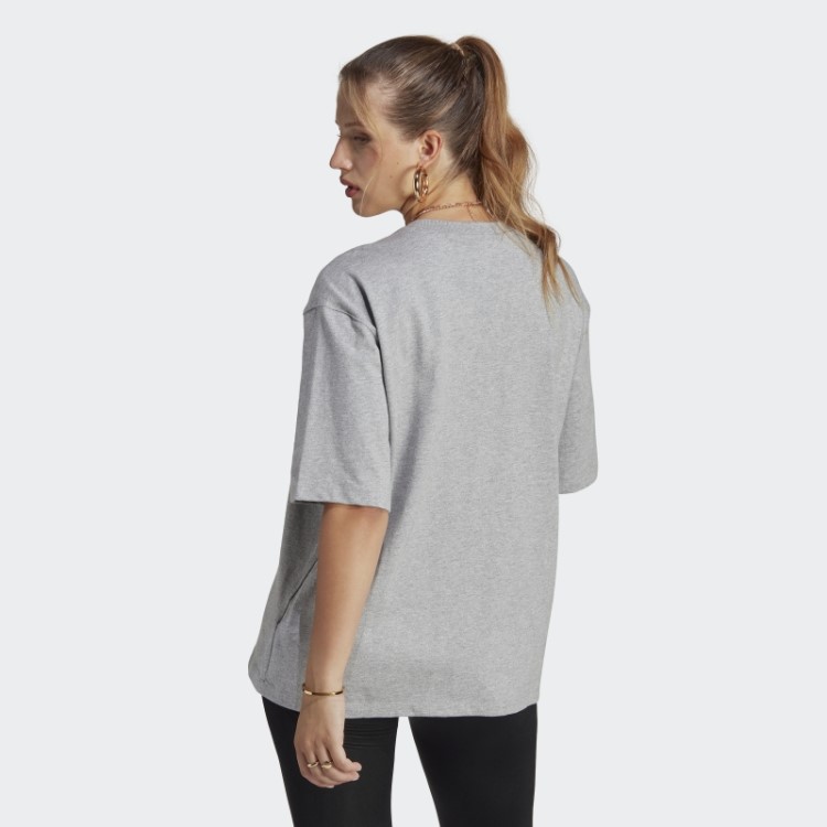 Camiseta Adidas Adicolor Cinza Médio Essencial