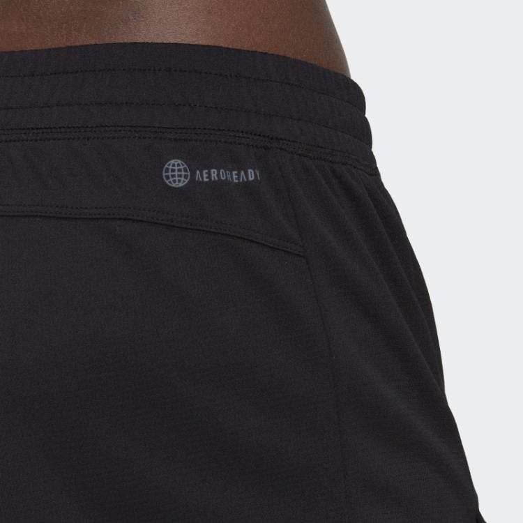 Pacer Bermuda Tricô Com 3 Barras Preto Adidas