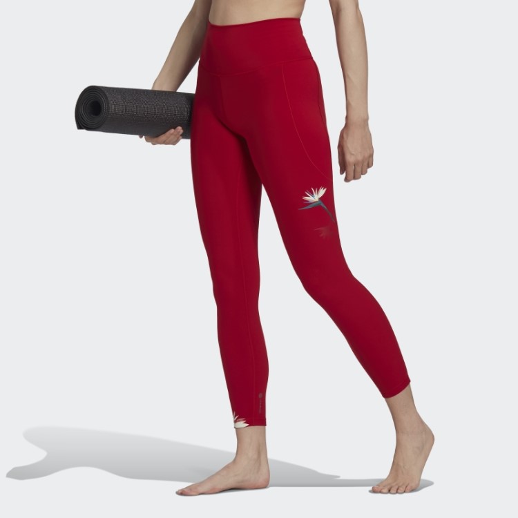Legging Vermelho Adidas Thebe Magugu Studio 7/8