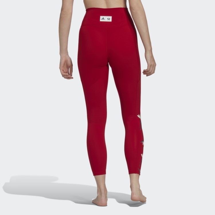 Legging Vermelho Adidas Thebe Magugu Studio 7/8