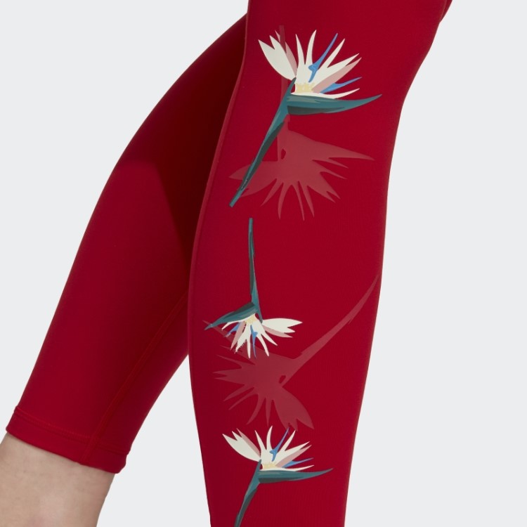 Legging Vermelho Adidas Thebe Magugu Studio 7/8