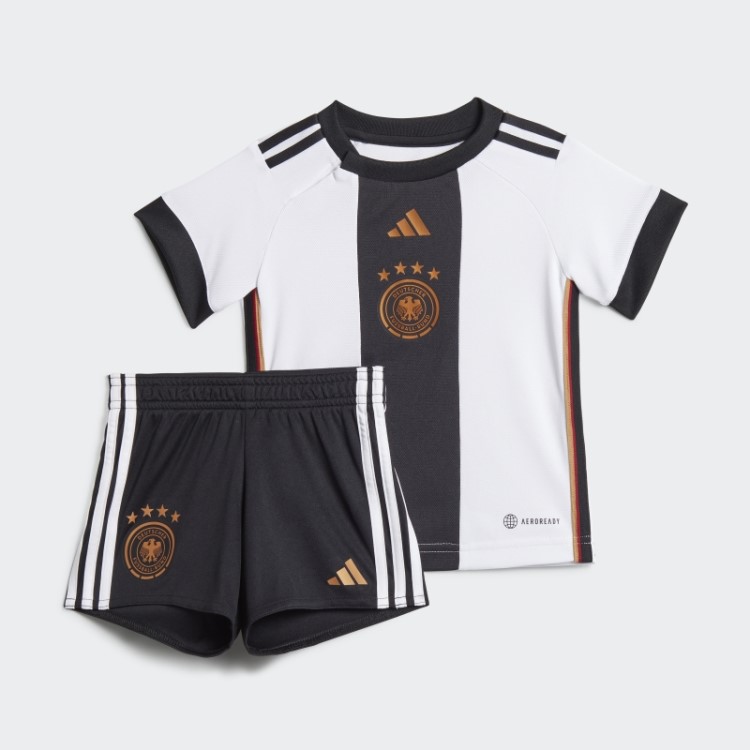 Kit De Bebê Alemanha 22 Home Branco Adidas