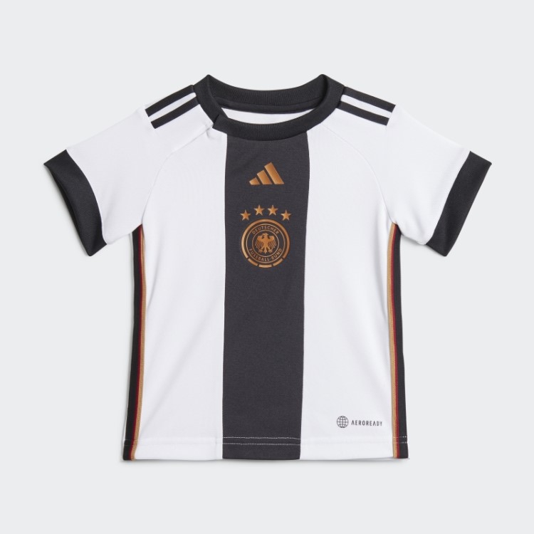 Kit De Bebê Alemanha 22 Home Branco Adidas