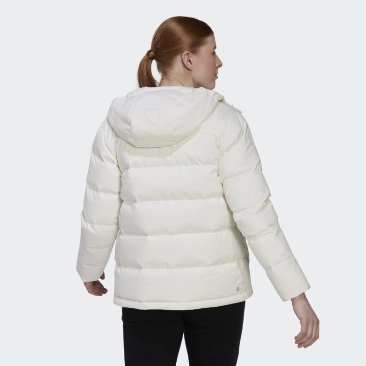 Jaqueta Adidas Helionic Branca Com Capuz