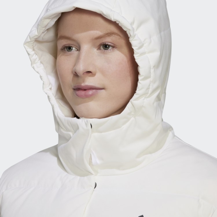 Jaqueta Adidas Helionic Branca Com Capuz