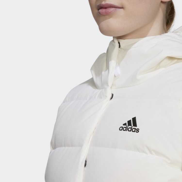 Jaqueta Adidas Helionic Branca Com Capuz