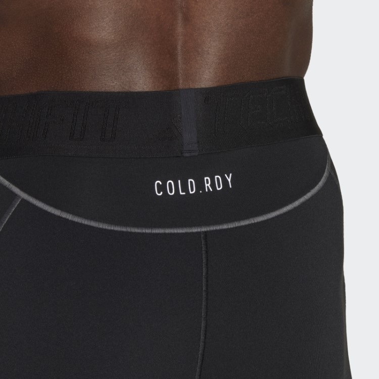 Meia-calça De Treino Preta Adidas Techfit Cold.rdy