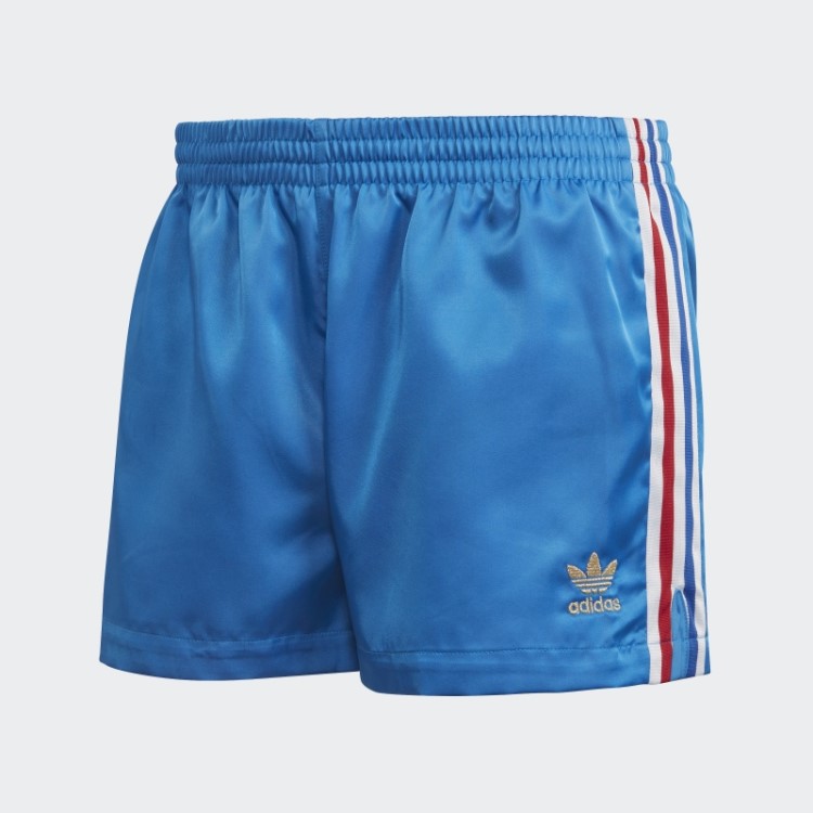 Bermuda Tecido Azul Adidas