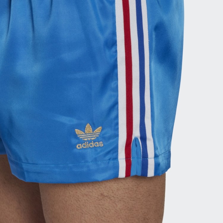 Bermuda Tecido Azul Adidas