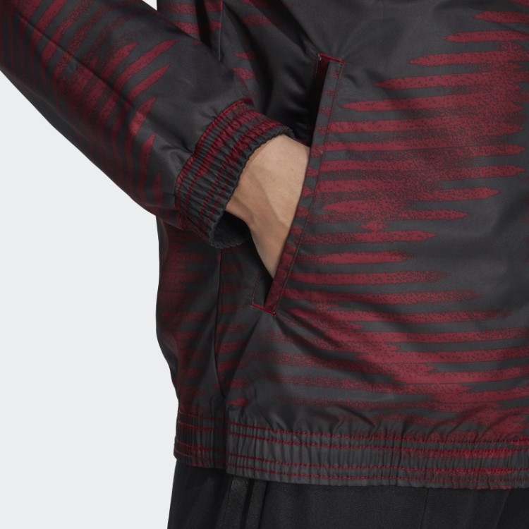 Jaqueta Preta Adidas Alemanha Hino