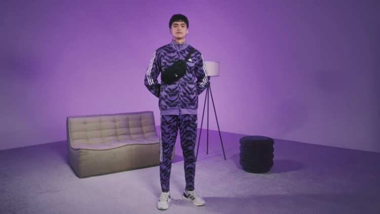 Roupa De Treino Violeta Tiro Adidas