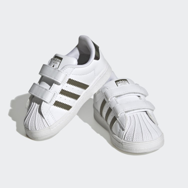 Moda Adidas Superstar Sapatos Verde-oliva
