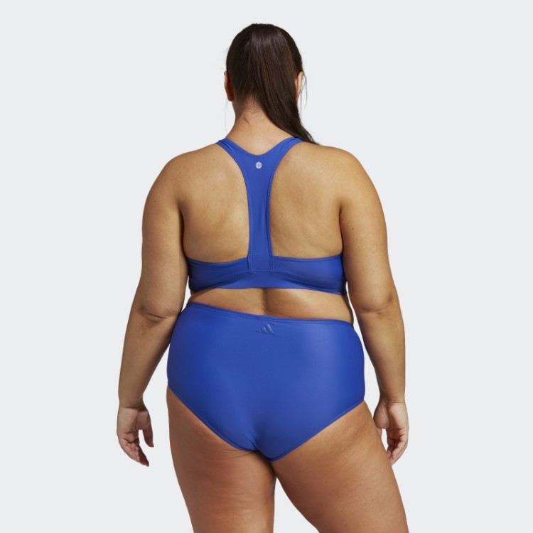 Top De Biquíni Esportivo Azul Adidas (tamanho Grande)