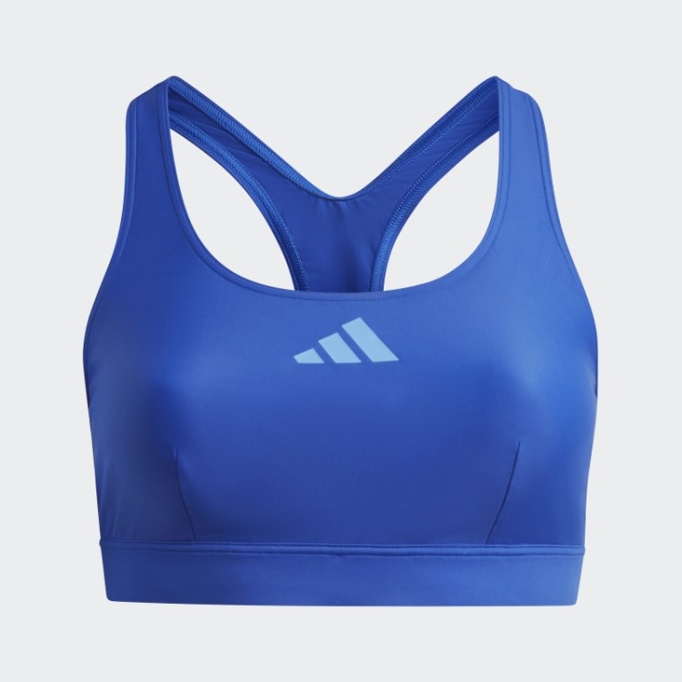 Top De Biquíni Esportivo Azul Adidas (tamanho Grande)