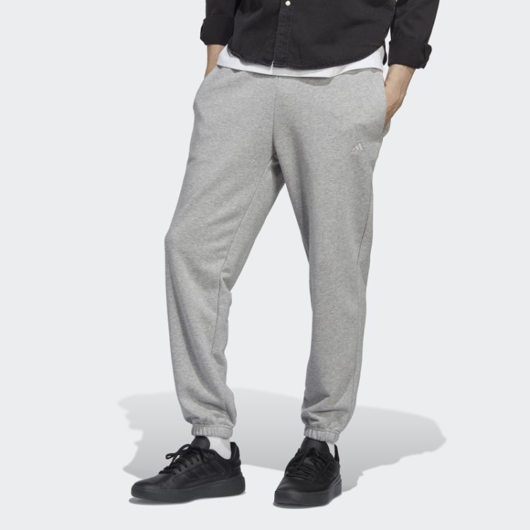 Calça Adidas All Szn French Terry Cinza Médio