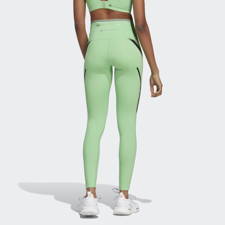 Leggings De Corrida Adidas By Stella Mccartney Truepace Verde Flash