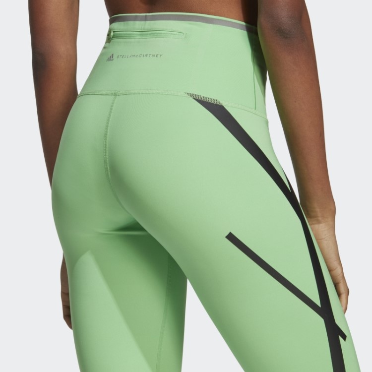 Leggings De Corrida Adidas By Stella Mccartney Truepace Verde Flash