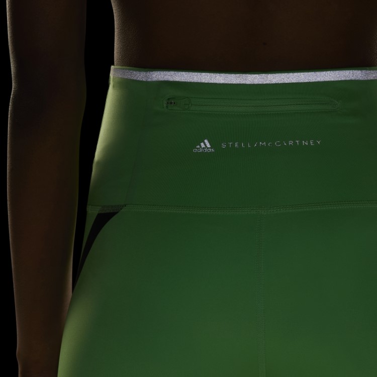 Leggings De Corrida Adidas By Stella Mccartney Truepace Verde Flash