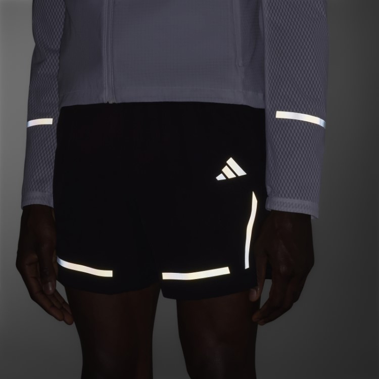 Bermuda Adidas Black X-city Reflect At Night