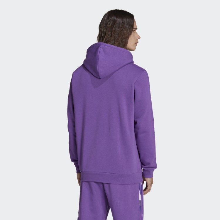 Moletom Com Capuz Com Estampa Camuflada Roxa Da Adidas