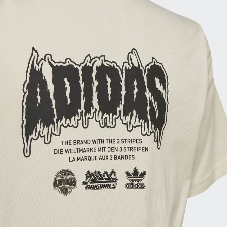 Camiseta Estampada Branca Adidas Fashion