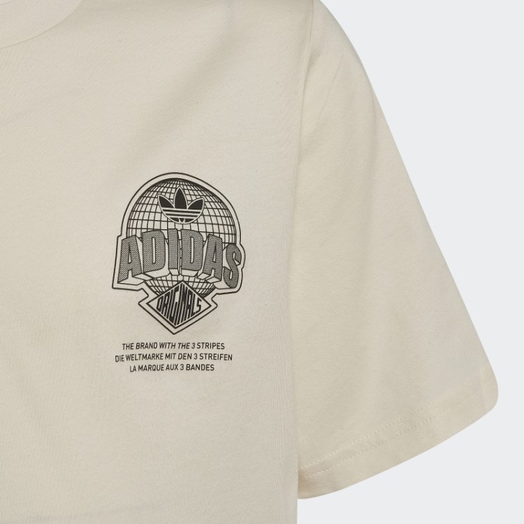 Camiseta Estampada Branca Adidas Fashion
