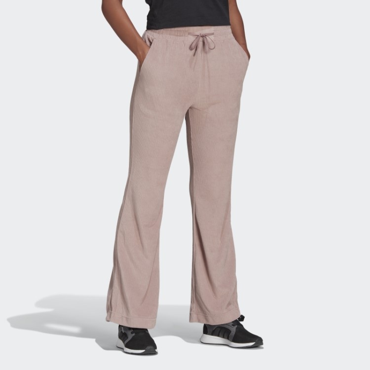 Calça Adidas Roxa Hiperglam Rib Veludo Quente