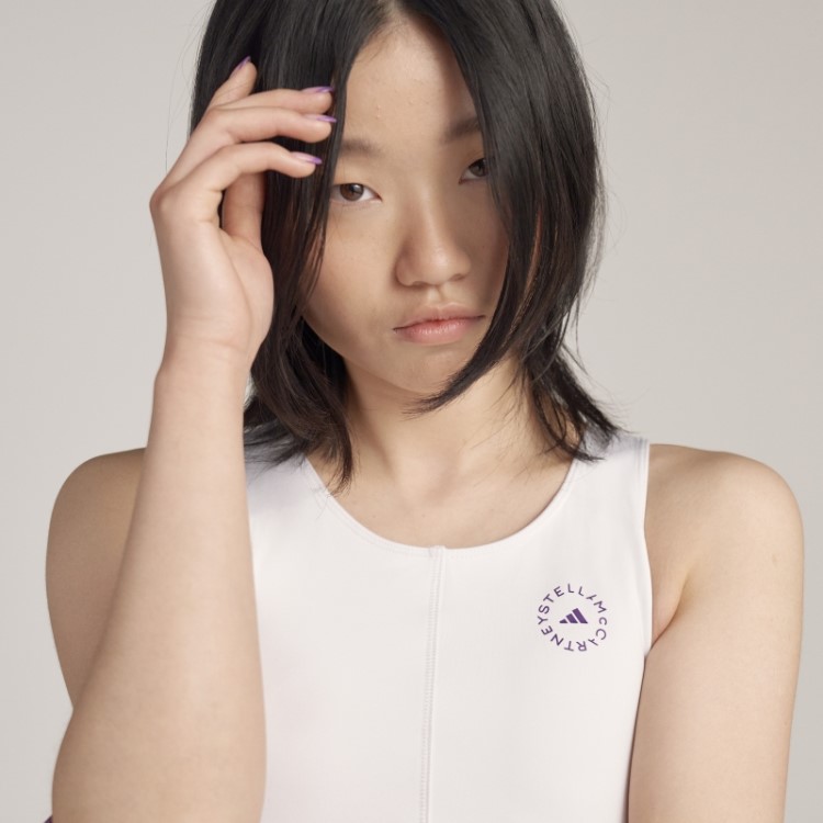 Adidas By Stella Mccartney Truepurpose Training Crop Top Branco Quente