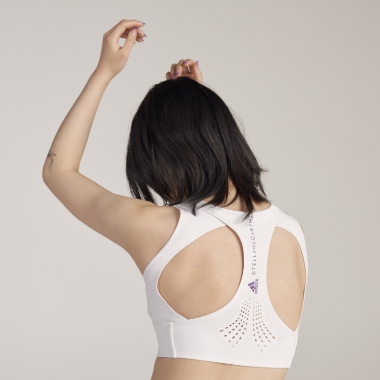 Adidas By Stella Mccartney Truepurpose Training Crop Top Branco Quente