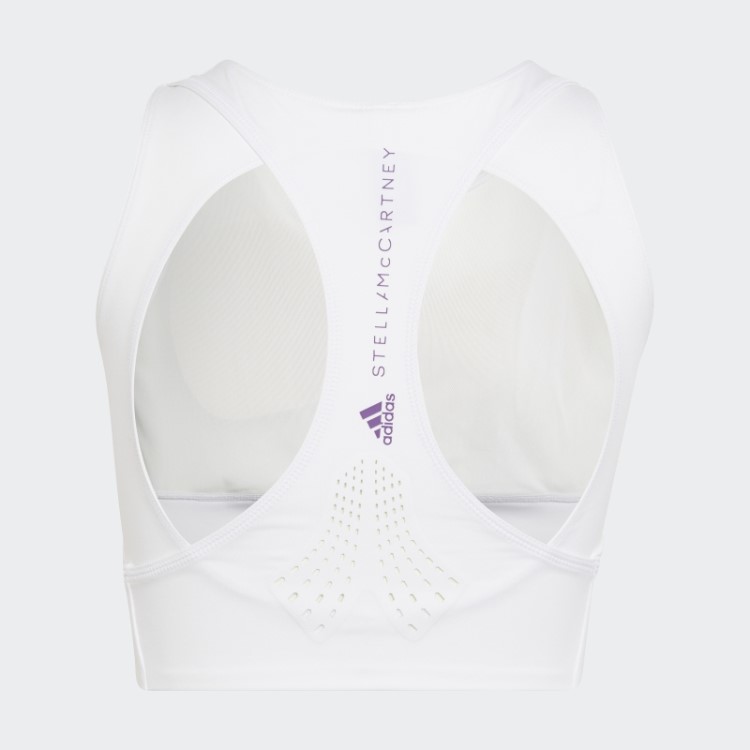 Adidas By Stella Mccartney Truepurpose Training Crop Top Branco Quente