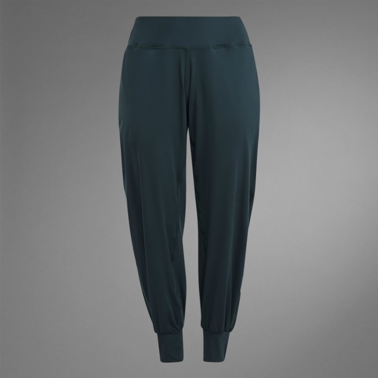 Calça De Ioga Verde Adidas Authentic Balance (tamanho Grande)