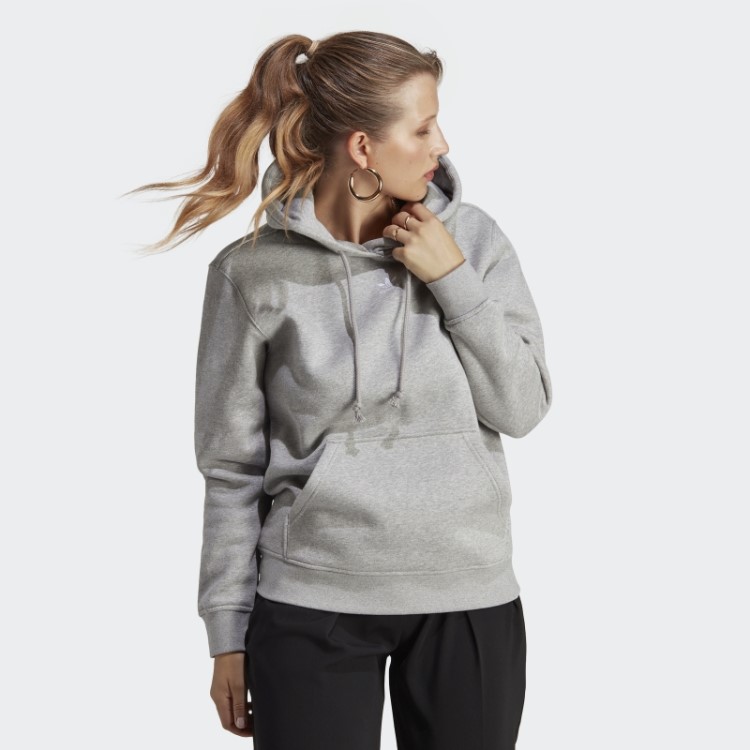 Moletom Com Capuz Cinza Médio Adidas Adicolor Essentials
