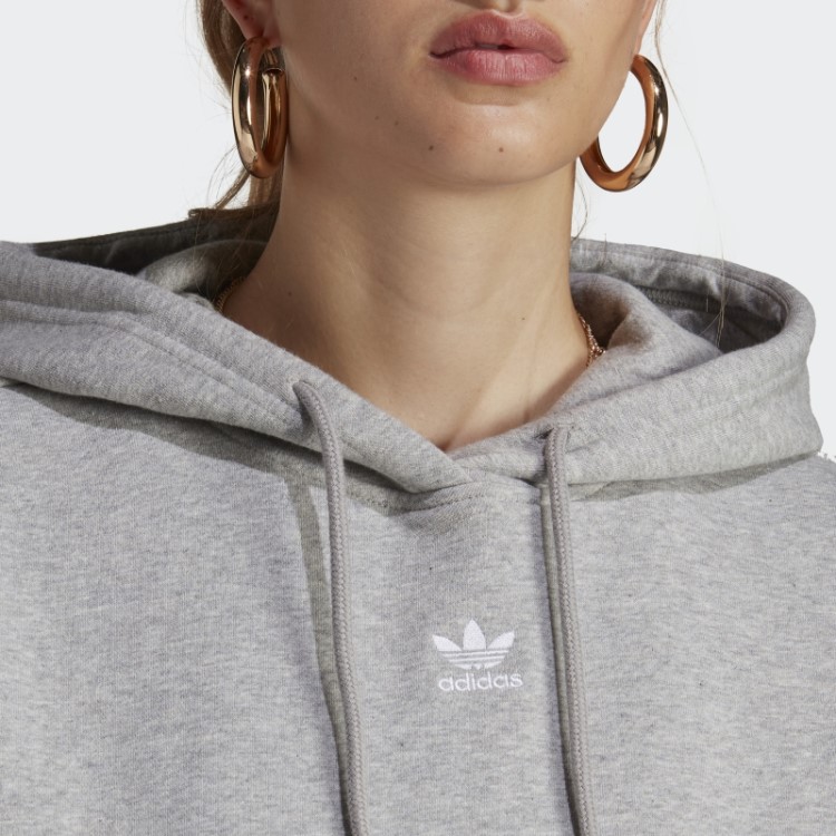Moletom Com Capuz Cinza Médio Adidas Adicolor Essentials