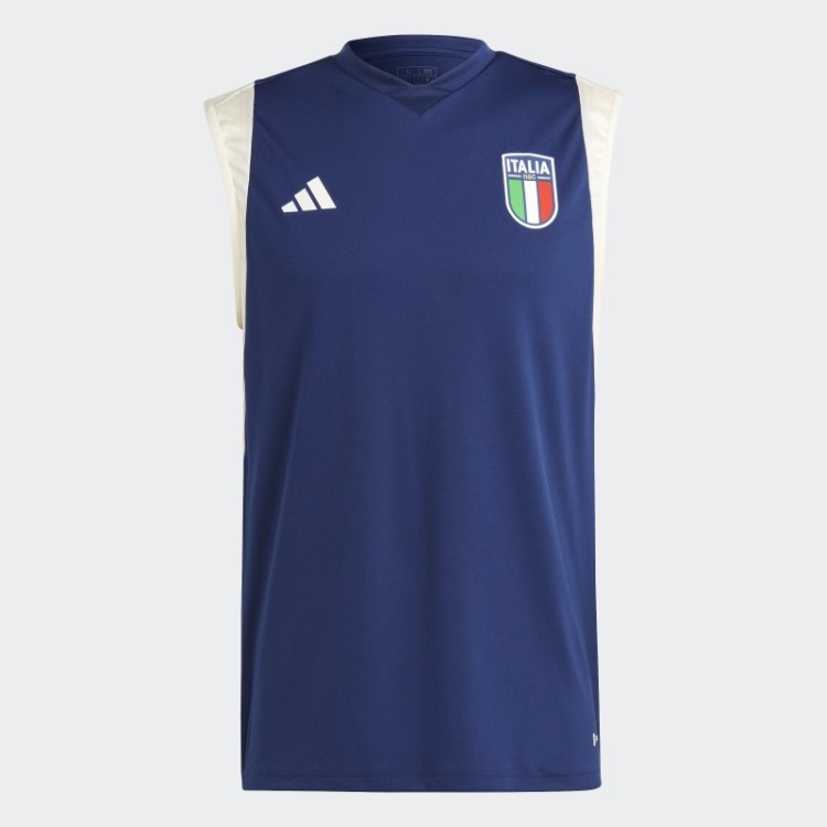 Camisa Sem Mangas Azul Escuro Adidas Itália Tiro 23