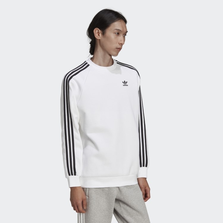 Moletom Adicolor Classics Com As Três Listras Branco Adidas