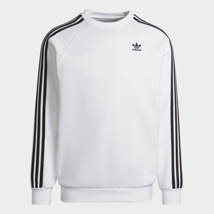 Moletom Adicolor Classics Com As Três Listras Branco Adidas