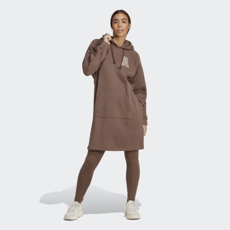 Adidas All Szn X Logomania Vestido Terra