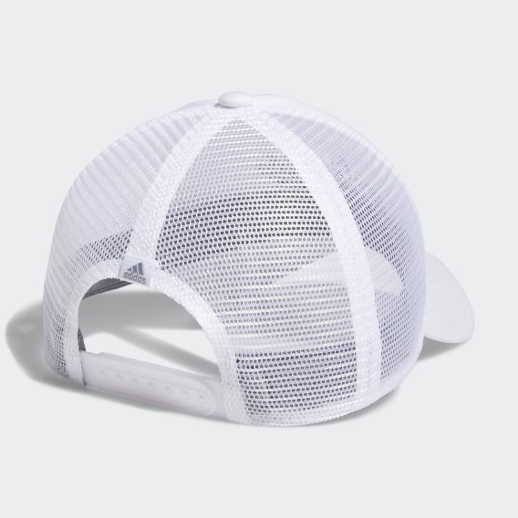 Chapéu De Caminhoneiro De Malha Adidas Branco