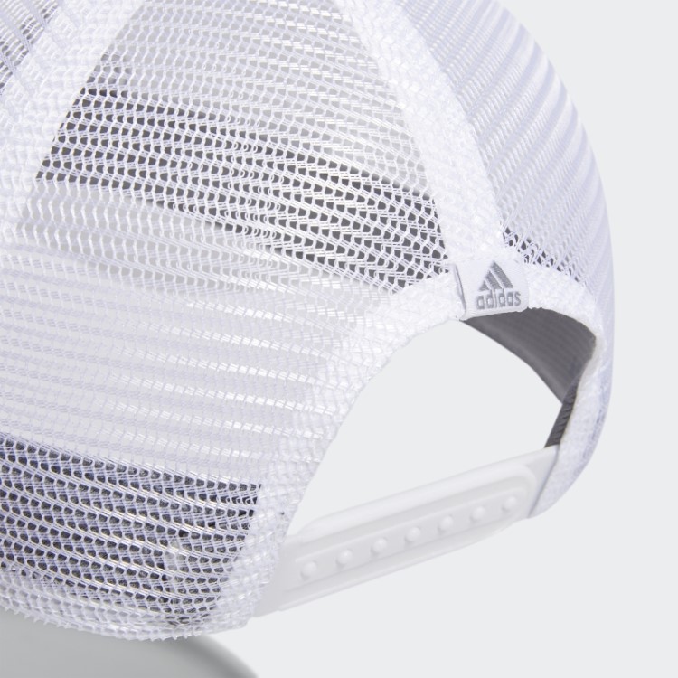 Chapéu De Caminhoneiro De Malha Adidas Branco