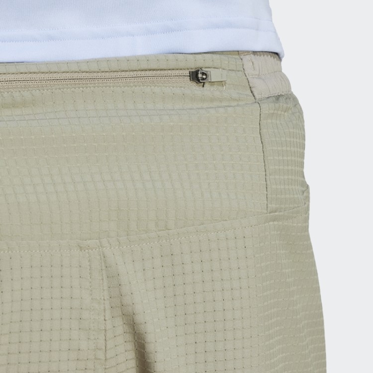 Adidas Silver Pebble Projetado Para Shorts 2 Em 1 De Corrida