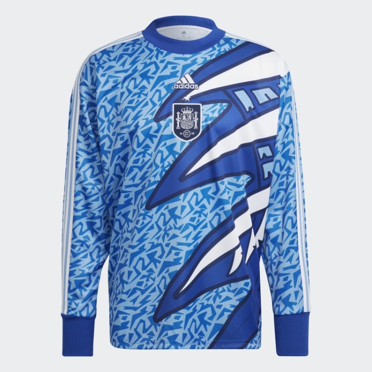 Camisa De Goleiro Azul Claro Da Bahia ícone Da Espanha Adidas