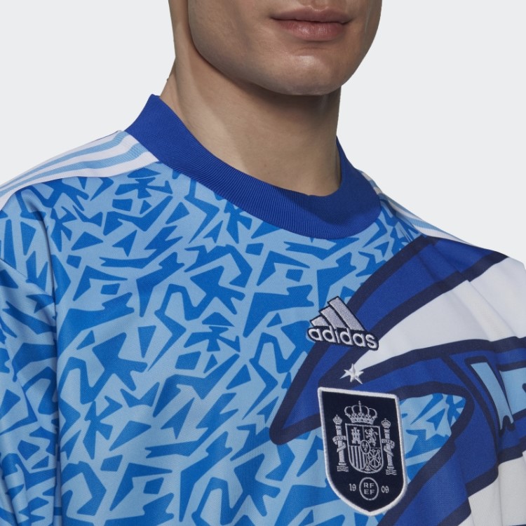Camisa De Goleiro Azul Claro Da Bahia ícone Da Espanha Adidas