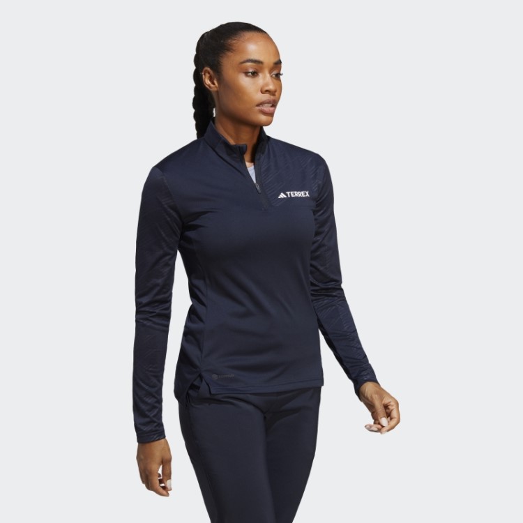 Top De Manga Longa Ink Terrex Com Vários Zíperes Adidas