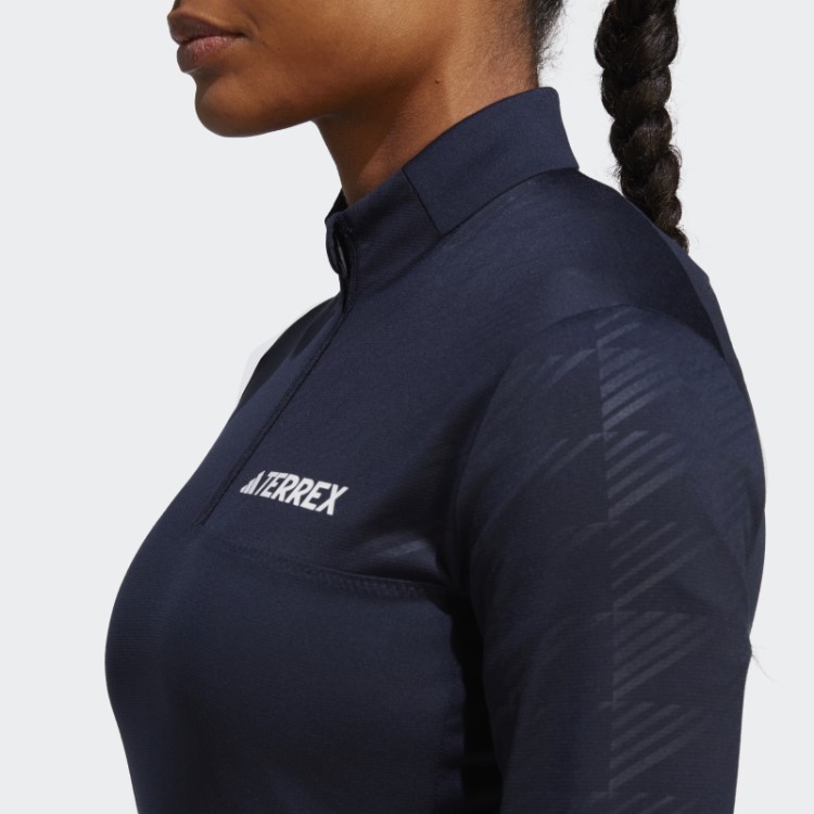 Top De Manga Longa Ink Terrex Com Vários Zíperes Adidas